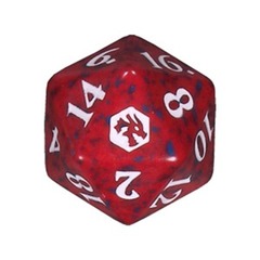 MTG Random sided D20 Dice Adventures in the Forgotten Realms - Red